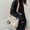 Trendy Women's Vintage Print Large Capacity Shoulder Bag 2025