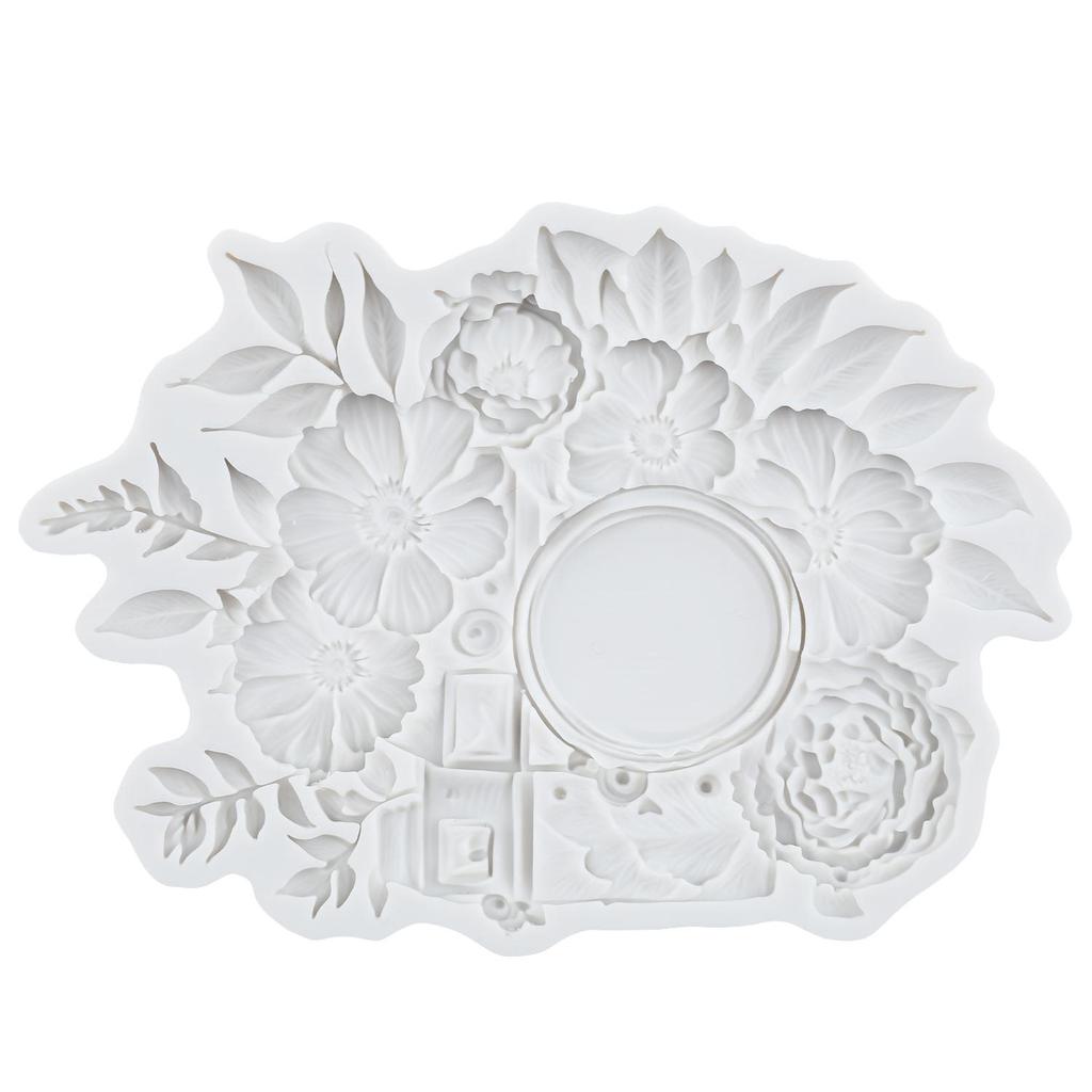 Sunflower Hat Silicone Mold Sunglasses Camera Fondant Molds Cake Decorating Tools Theme Cake Dessert Decorated Chocolate Candy Mold