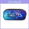 Mario Anime Student Pencil Pouch With Durable Polyester For Children
