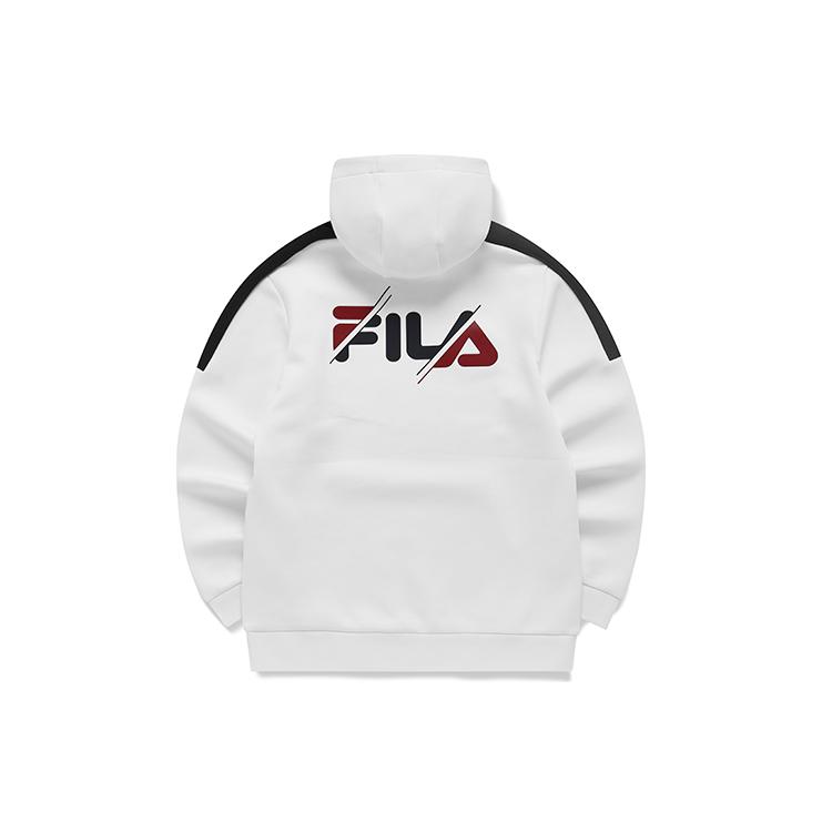 Neues FILA Athletics Sweatshirt Herren Standard Weiß A11M143213FWT