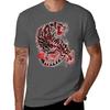 Tiger Crimson Rage Tshirt Basic Daily Outfit Short Sleeve Tee Tshirt