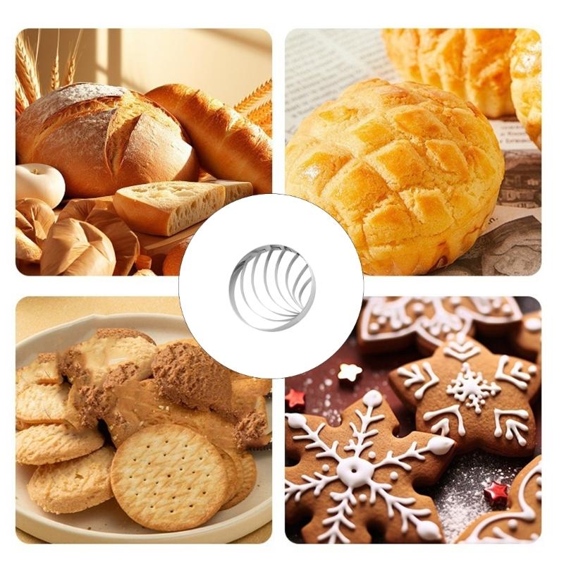 Premium Nonrust Steel Mexico Conchas Cookie Cutter For Baking Traditional Sweet Bread With Piercing Edges Easy To Cleaning Durable