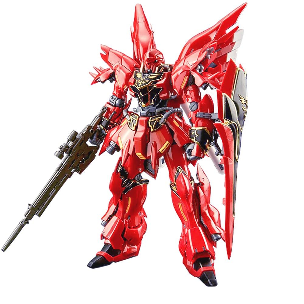 BANDAI SPIRITS RG Mobile Suit Gundam UC Sinanju Scale Plastic Model MSN-06S 1/144 Pre-Colored