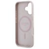 Guess Guhmp16Sp4Ropemcp Iphone 16 6.1   Różowy/Pink Hardcase 4G Flowers Print Magsafe