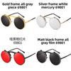 Vintage Steampunk Sun Glasses With Uv400 Protection For Casual Outdoor Events