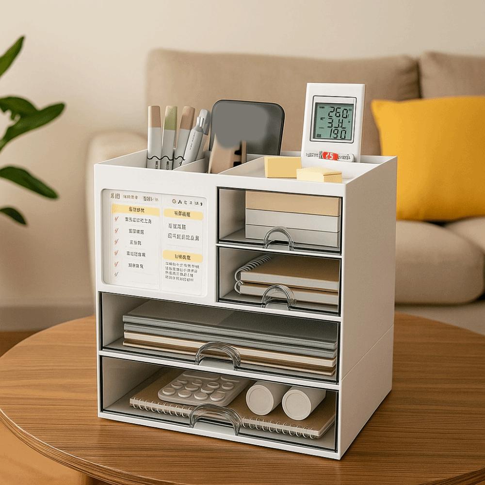 Reasonable Partition Desk Organizer Large Capacity Pen Holder Drawer Storage Box  School