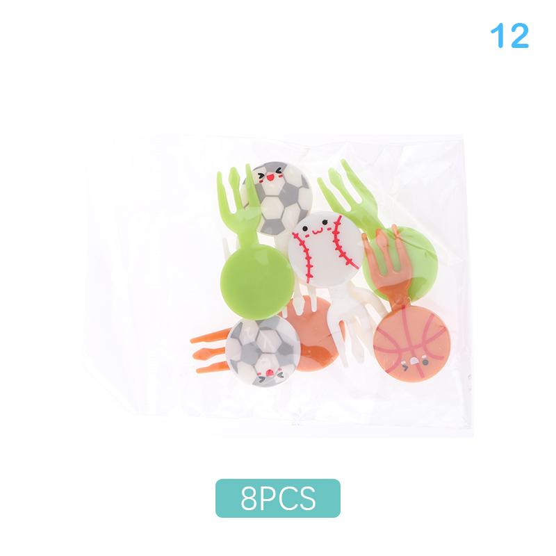 Halloween Salad Fork Pumpkin Shaped Appetizer Toothpick Cocktail Tasting Fork Cake Decoration Bento Box Accessories