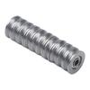 10PCS Carbon Steel V623ZZ Groove Round Bottom Track Pulley Bearings Sliding Rollers for Photography and Fitness