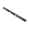 Car 3D ABS KOMPRESSOR Logo Badge Emblem Decals Sticker For Mercedes Benz C180 C200 C230 CLK200 SLK200 SLK230 CLS350 E300 SL350