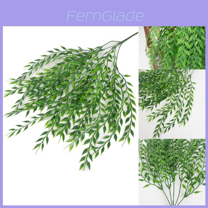 52 Cm Artificial Weeping Willow Hanging Green Ivy Vines For Elegant Home Decor