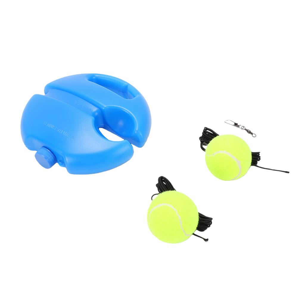 Tennis Training Rebound Ball Set Portable Self Training Tools Tennis Trainer Set For Beginners Adults Base, 2 Tennis
