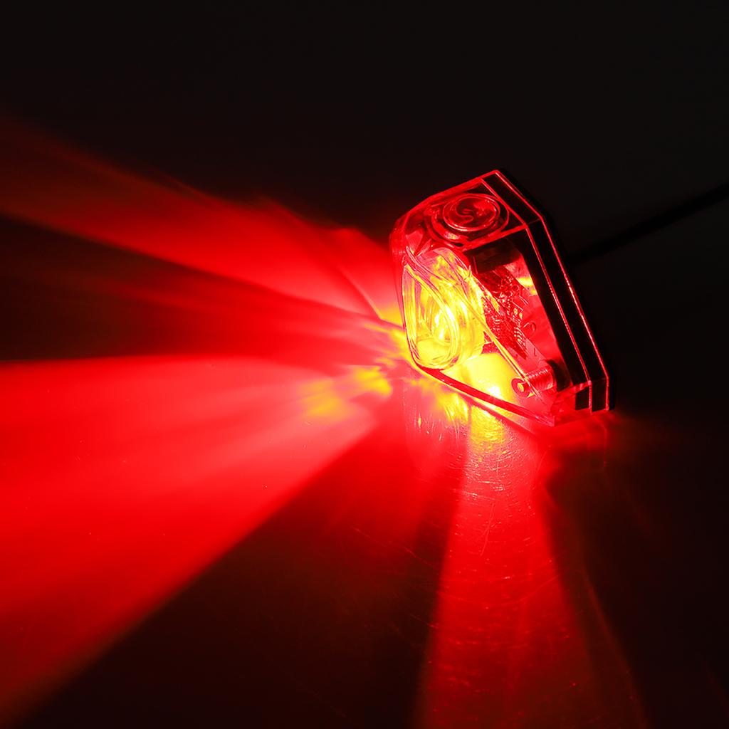 Universal Electric Bike Scooter Rear Tail Safety Light Warning Brake Lamp DIY Accessory