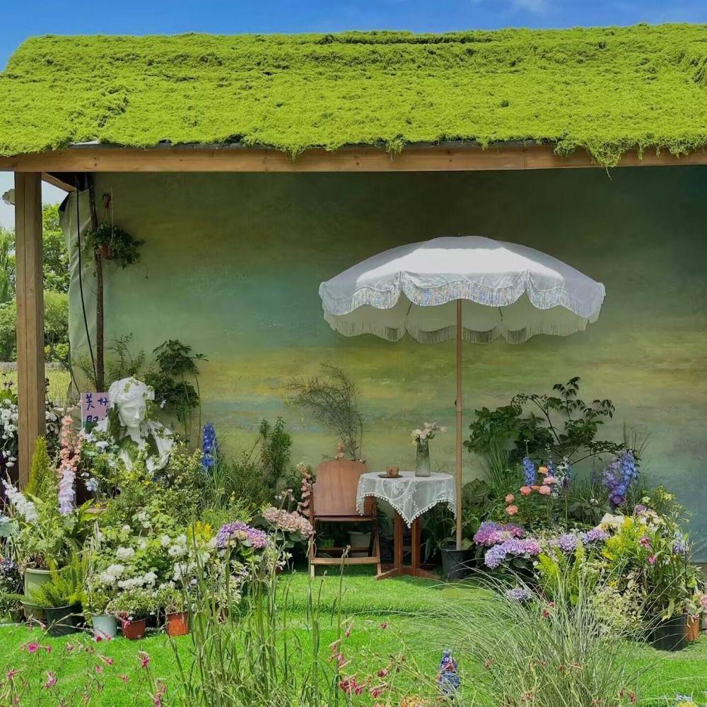 DIY Artificial Grass Rug Lifelike Artificial Moss Pad Simulation Moss Sheet Wedding Decoration