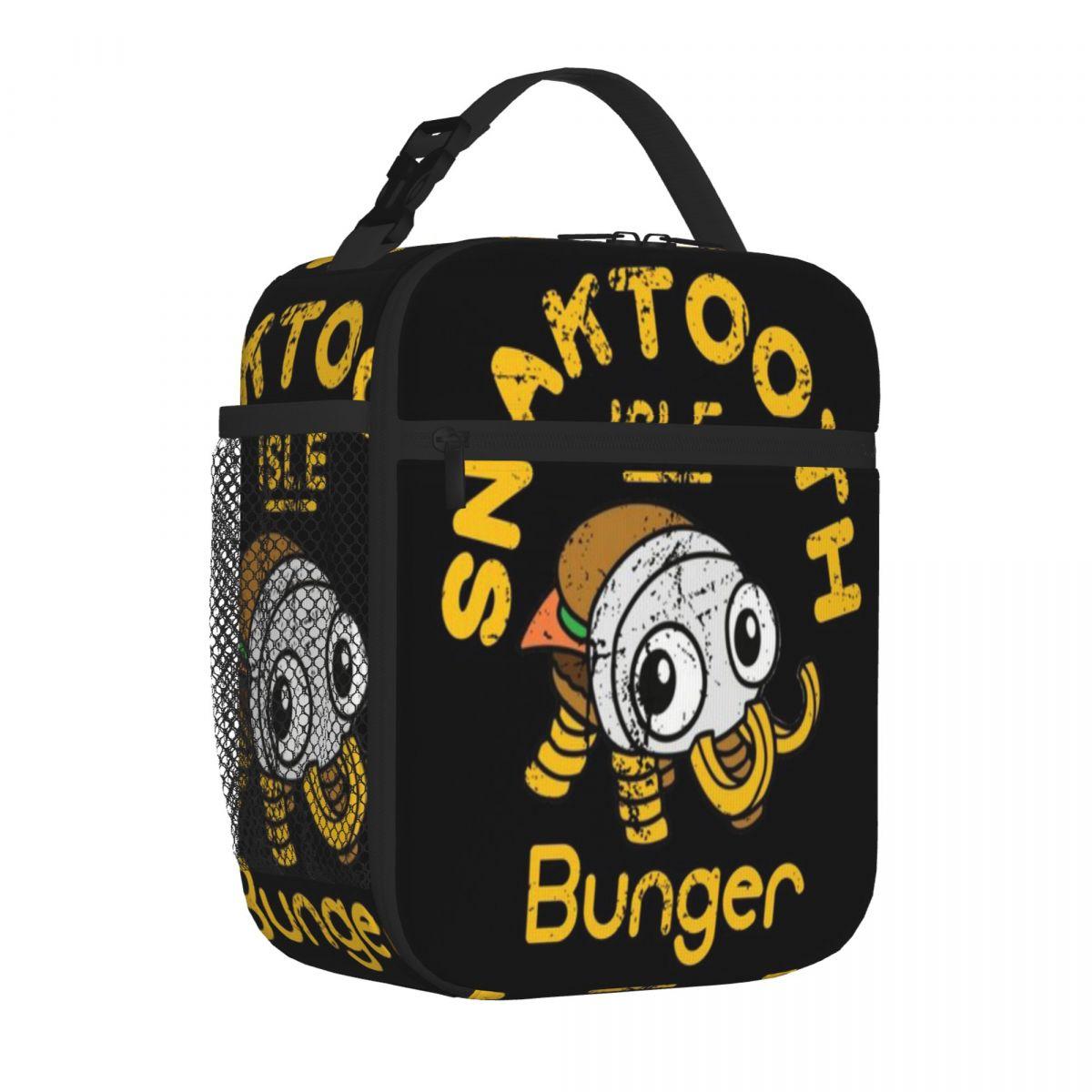 Bestselling Bunger Bugsnax Fan Art Snaktooth Isle Bunger Art Trendy Foldable Lunch Bag Homeschool Dining Shoulder Lunch Bag One Size