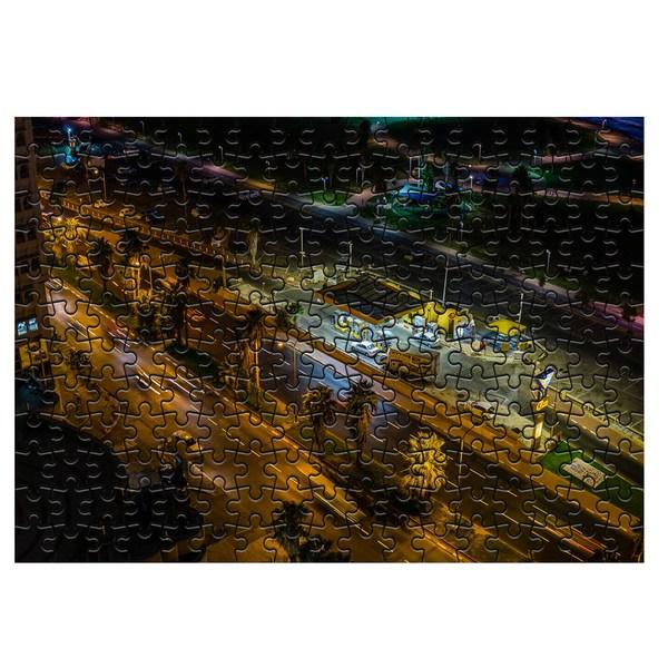 

Пазл Damoa с пробиркой, ночной вид на дорогу Тель-Авива, 204 детали, разные цвета