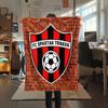 1PC FC Spartak Trnava Patterned Flannel Blanket Suitable For All Seasons for Home Decor Warmth and Comfort Gifts Holiday Present