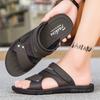 Men's Sandals Summer Casual Leather Sandals Man Outdoor Beach Shoes For Men Classic Men's Slippers  Trend Slippers Male