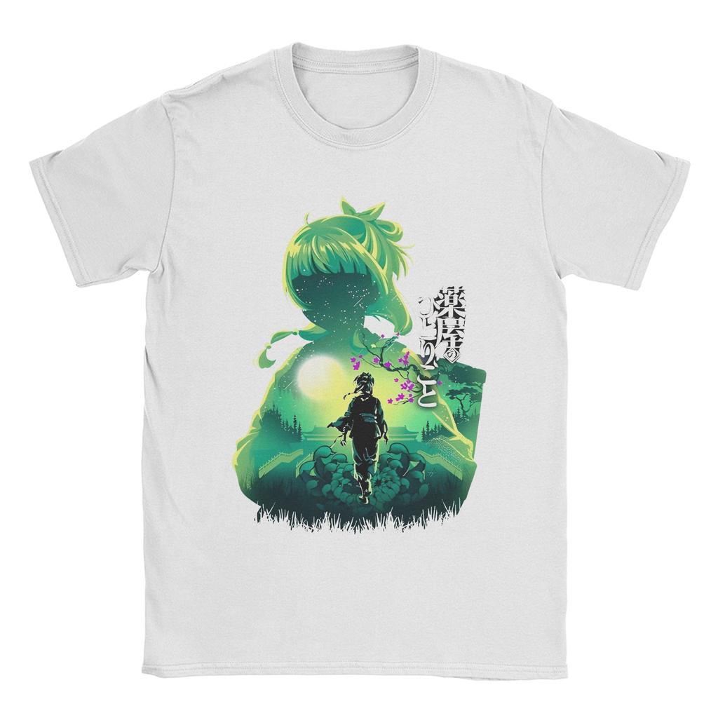 Maomao The Apothecary Diaries T-shirts Män Manga Anime Vintage 100% Bomull T-shirt O-hals Kortärmad T-shirt Tryckt merchandise