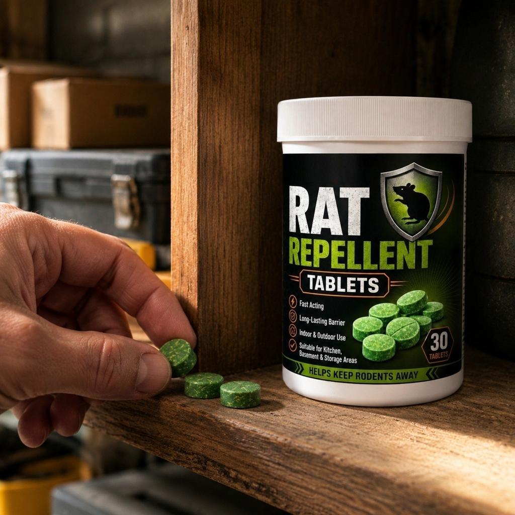 Plant-Based Scent Pellets - Repels Mice and Rats In Kitchen, Basement, Storage
