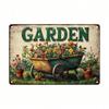 Metal Poster Retro Welcome To My Yard Wall Decor for Fence