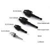 Adjustable 0.3-6.5mm Quick-Change Hex Shank Self-Centering Drill Chuck for Electric Grinders
