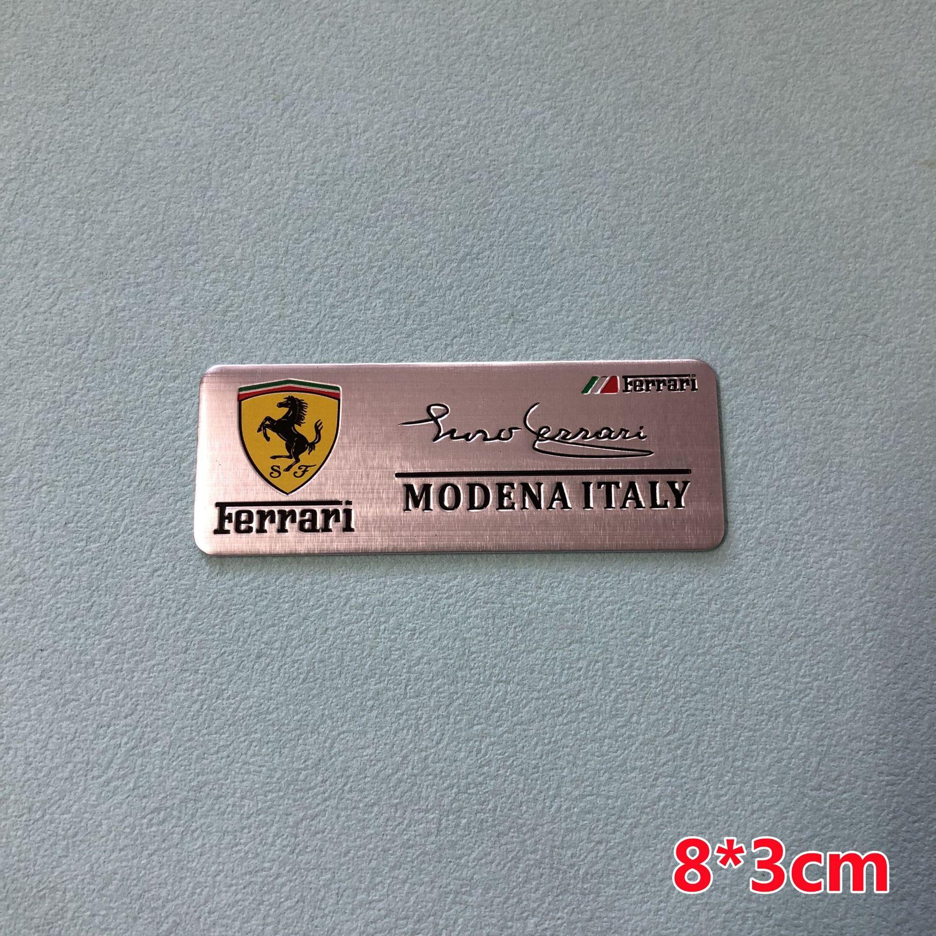 

Car Sticker for Ferrari Teams SJ Scuderia Ferrari Pattern Decal Cover Badge Auto Stickers Supplies Replacement Car Styling Decal