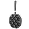 Takoyaki Pan 12 Molds Takoyaki Maker Skillet Aluminum Alloy Nonstick Grill Pan Cooking Plate for Octopus Balls Pancake