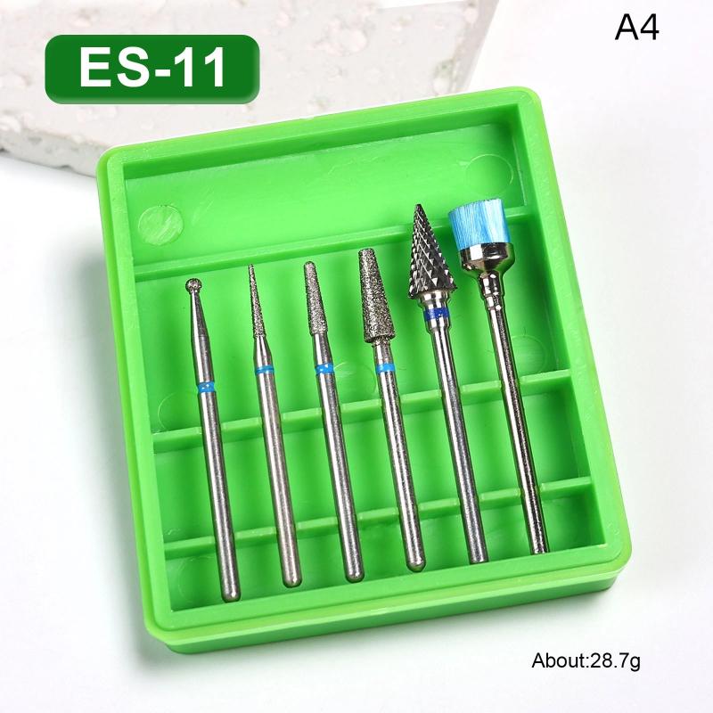 

Набор насадок для фрезера для маникюра 6 шт./коробка Чистящая головка Используется для красоты ногтей Удаление заусенцев Гель Уход за мертвой кожей Автоматическая полировальная машина