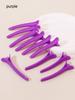 10piece/bag smooth duckbill clip set, spring clip elegant wrinkle free hair clip, hairstyle tool
