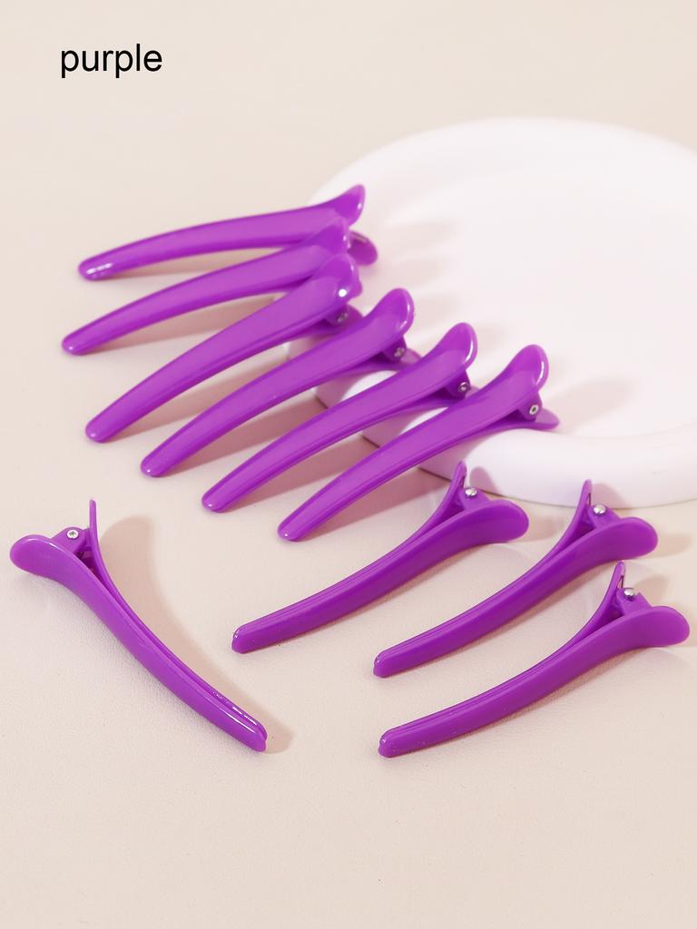 10piece/bag smooth duckbill clip set, spring clip elegant wrinkle free hair clip, hairstyle tool