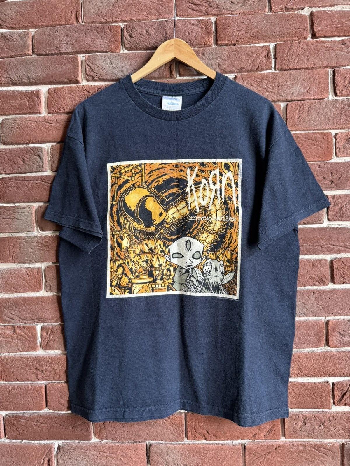 Vintage Korn 2002 Untouchables Nu Metal Band 00s y2k Unisex T-Shirt XXXXL