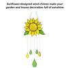 Wind Bell Alloy Wind Chime Epoxy Hanging Craft Decoration Windbell for Home Garden