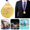 5 cm große Schwimmmedaille, Preismedaillen mit Halsband, Metall-Siegermedaillen, Medaillen für den 1./2./3. Platz, für Wettkämpfe, Partys, Rennen