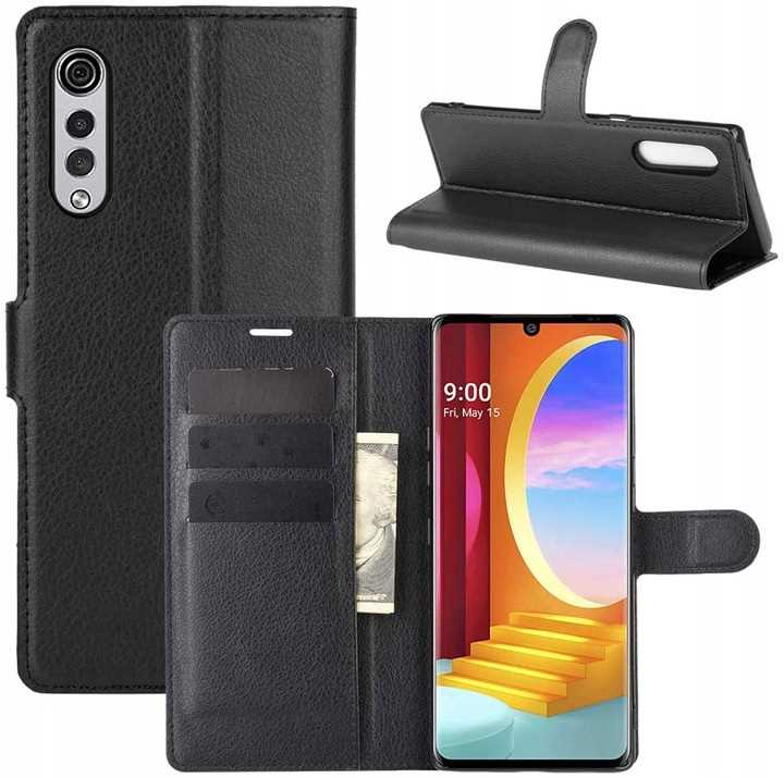 Litchi Lg Velvet Schwarz