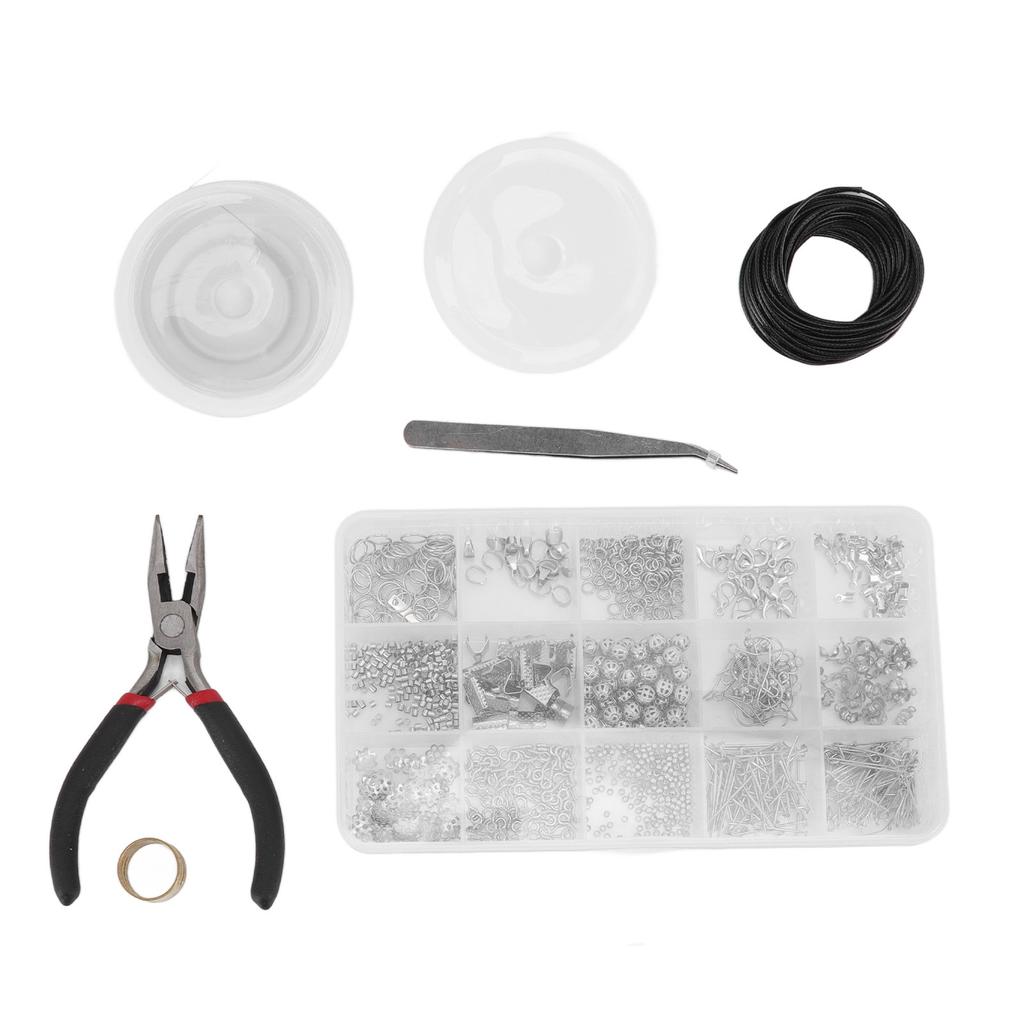 Jewelery Craft Set Transparent Box Jewelery Suppliy Kite Accessories Lobster Clasp for Jewelry Making