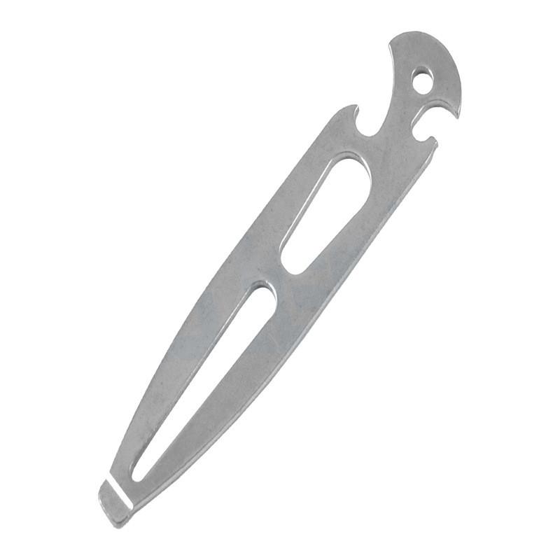 Stainless Steel Boat Deck Shackle Key with Bottle Opener Multi-functional Bottle Opener Screw Driver Marine Emergency Tool белый