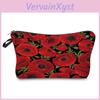 Borsa da cosmetico da donna con stampa floreale, organizer per articoli da toeletta, custodia da viaggio 6379