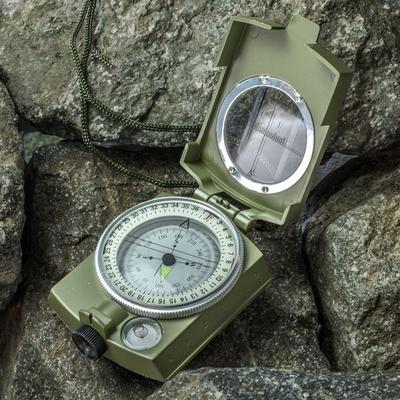 New Professional Military Army Sighting Compass Clinometer Camping Hiking UK