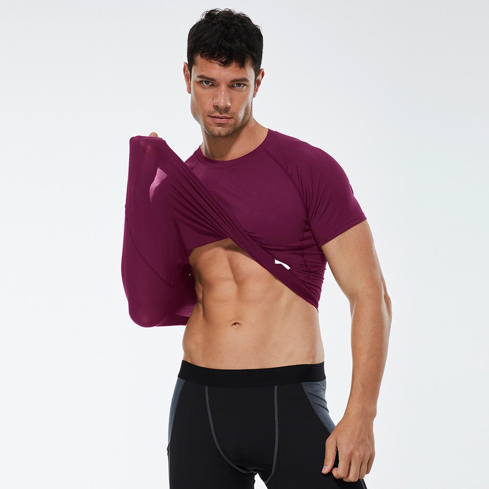 New Men'S Polo Shirt Made Of Pure Cotton With Dropped Shoulders High-Quality Loose Fit For Fitness Versatile For Daily Exercise Short Sleeved Casual