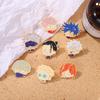 3-6pcs/Set Anime Collection Enamel Pins Custom Cartoon Character Brooch Lapel Badge Cute Jewelry Gift for Fans