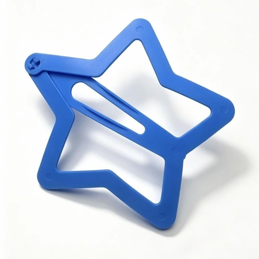 Solid Color Extra-large Star Hair Clip Creative Funny Hair Grip Openwork Star Hairpin Girl