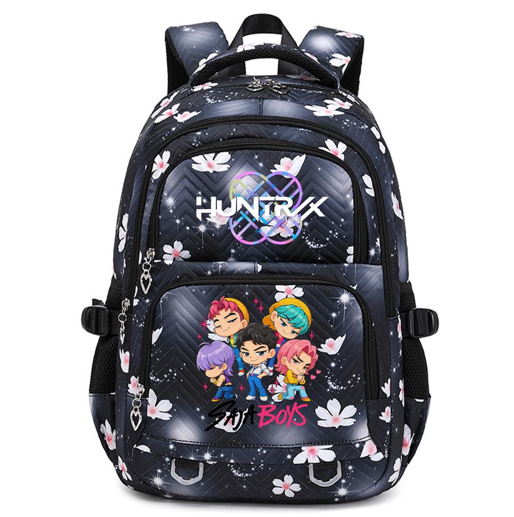Anime K-Pop Printed Backpack Student Teenager for Boy Girl Schoolbag Bookbag Kid Gift Women Large Capacity Travel Bag Mochila Escolar Rucksack