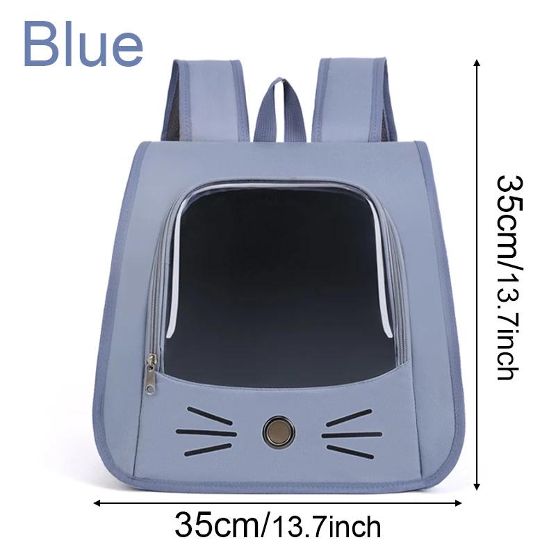 The cat bag is portable, lightweight, breathable, portable, and a double-shoulder pet bag for pets