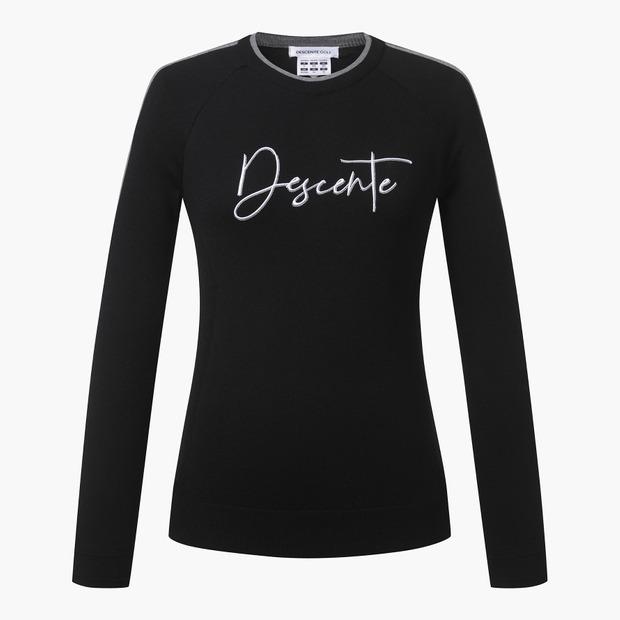 Descente Golf Women S One-Point Round Sweater (Dp32Wfkp82) /080