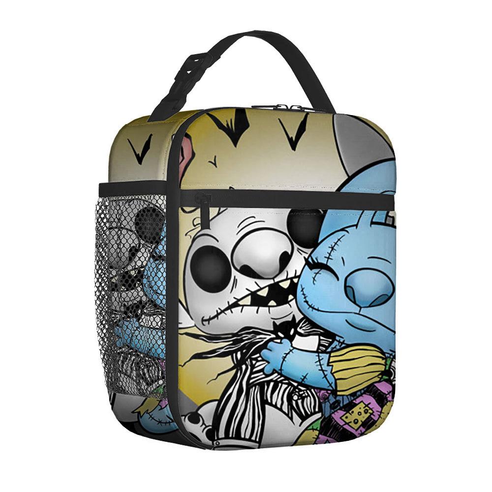 Qi Portable Lunch Bag Primary And Secondary School Students Full Printed Meal Bag Ice Bag Picnic Ice Bag