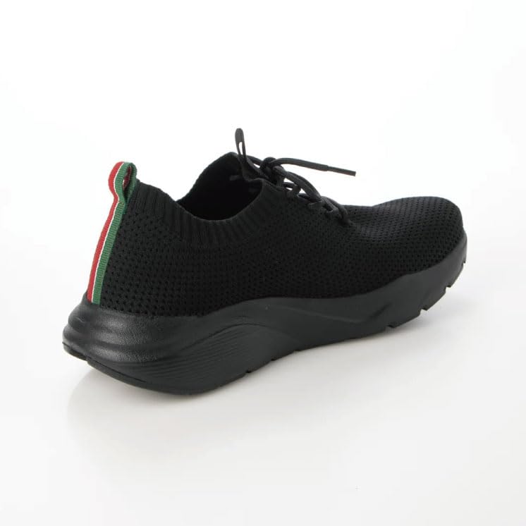 Sneakers Lightweight Recovery Shoes Mesh Sports Shoes Walking Shoes Italy Japanese Shoe Size [KINNER] Men's RSK-4001 (ALL BLACK, Dimensions, Adult,