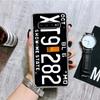 Retro License Plate Number 66 Phone Case For Samsung Galaxy S26 S25 Edge S24 S23 FE S22 Ultra S21 Plus S20 + Fundas Cover Coque