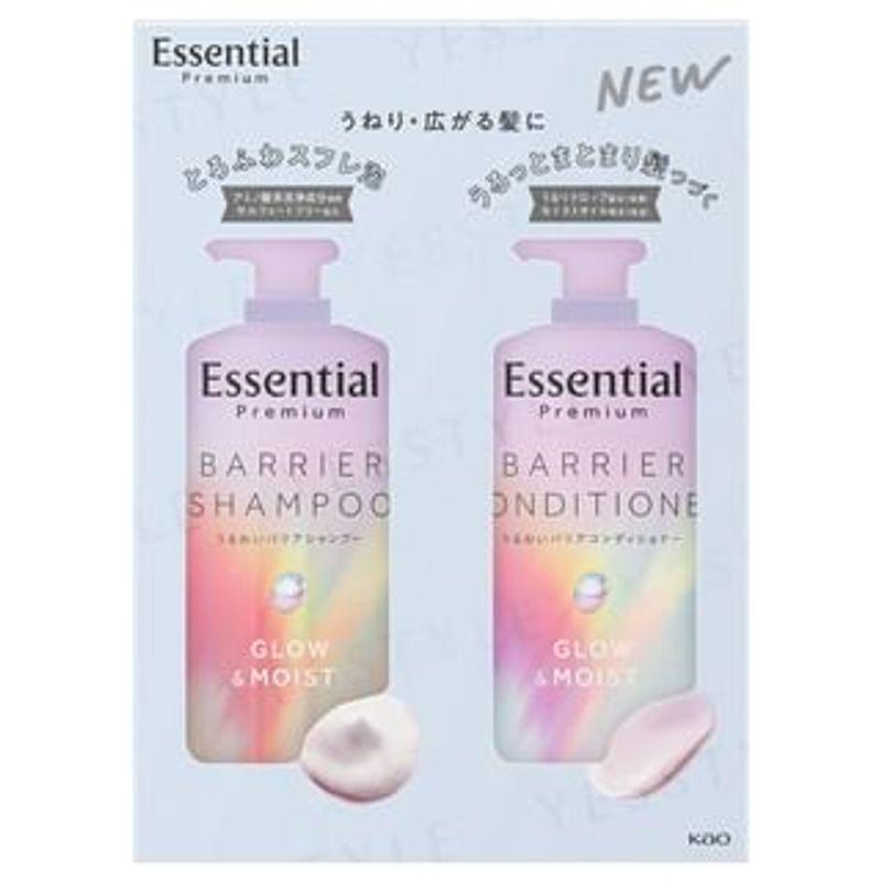 

Kao - Essential Premium Barrier Glow & Moist Shampoo & Conditioner Set 450ml x 2