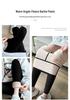Women's Plus Velvet Thickened High-Waist Warm Diamond Pattern Shark Pants for Autumn/Winter