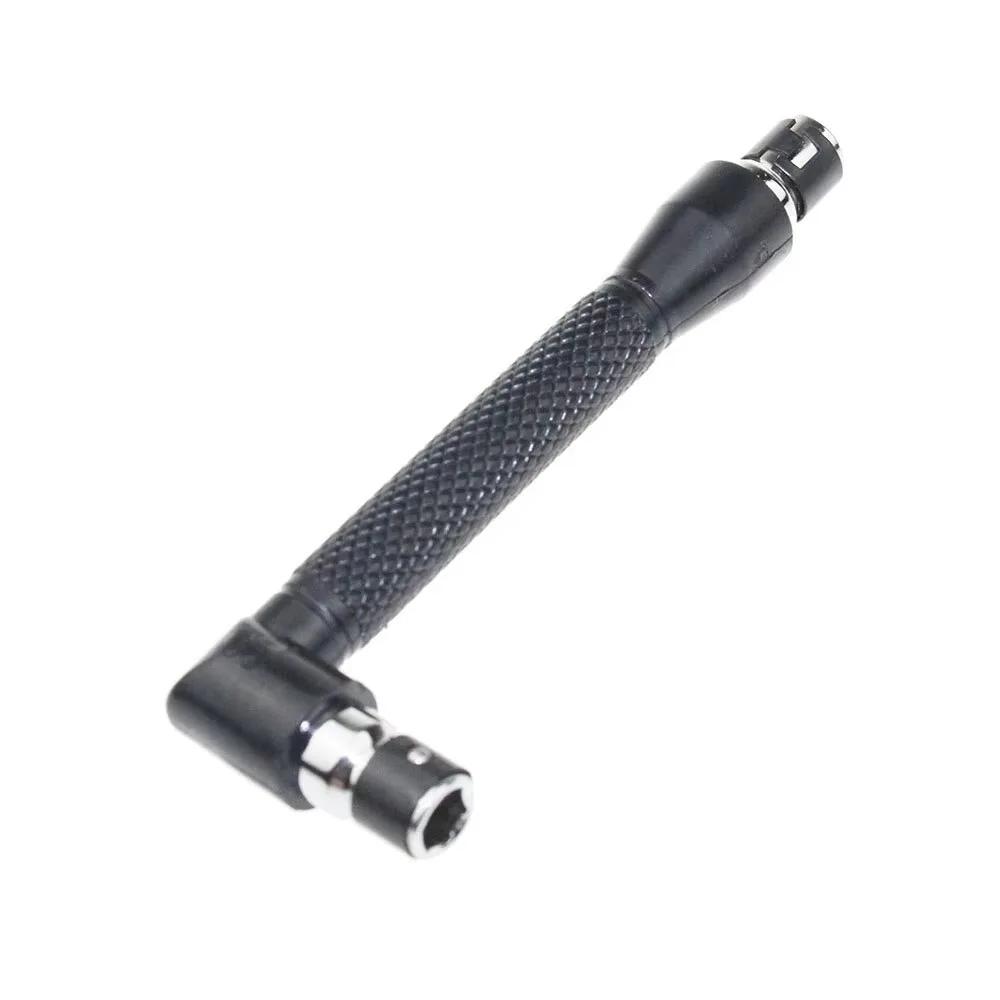 Mini Double-ended L-Socket Wrench 6.35mm 90° Right Angle Screwdriver Driver Bit Joiner Handle Utility Tool Set Home Maintenance